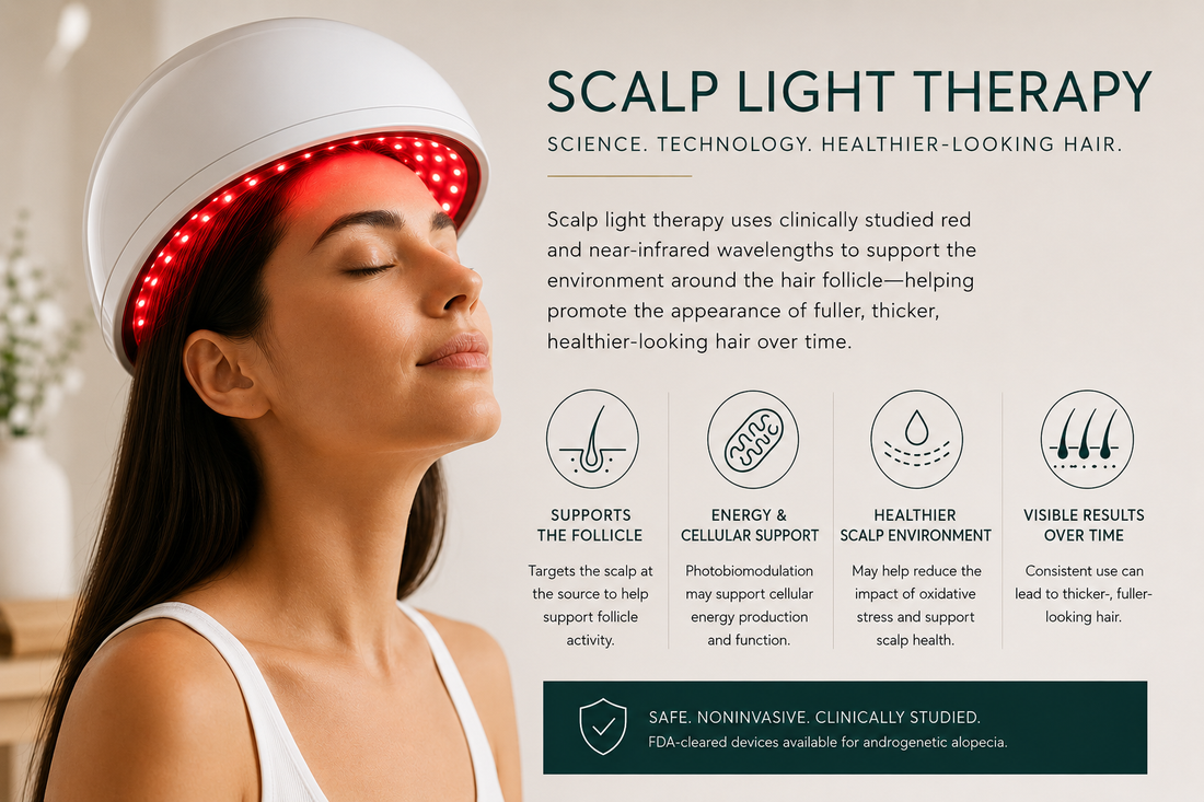 Scalp Light Therapy for Fuller-Looking Hair