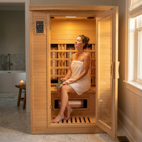 Barcelona 1 to 2 Person Low EMF FAR Infrared Home Sauna — Lifestyle