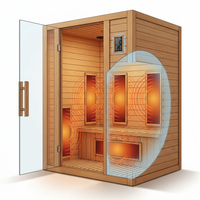 Barcelona 1 to 2 Person Low EMF FAR Infrared Home Sauna — How It Works