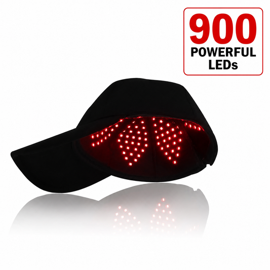 Red Light Therapy Hat – 5 Wavelengths and 900 LEDs