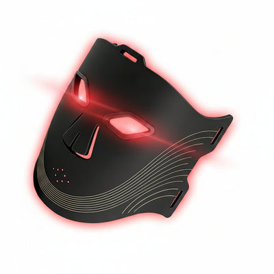 Red Light Therapy for Face, 4-Mode Red Light Therapy Mask with 336 LED Beads, 850NM Infrared Led Face Mask Light Therapy with 3 Timing Function&Remote Control, Skin Care at Home and Travel